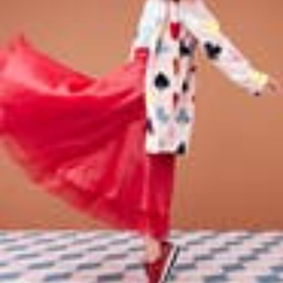 Halogen x Atlantic-Pacific Print Faux Fur Coat - Picture 12 of 12